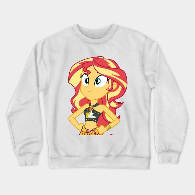 Beach Sunset Shimmer 4 Crewneck Sweatshirt by CloudyGlow